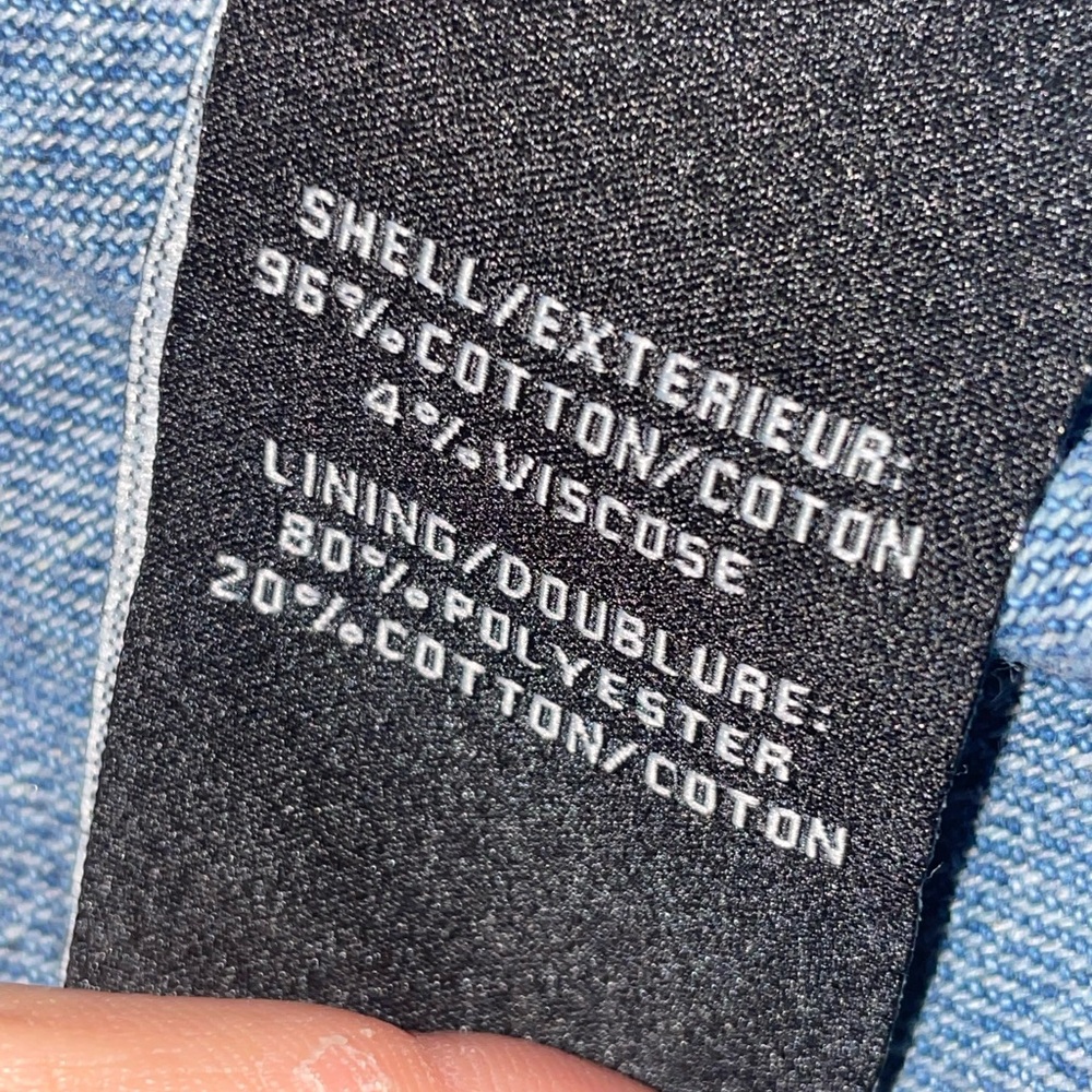 Jean Crop Jacket size Large - Picture 4 of 4